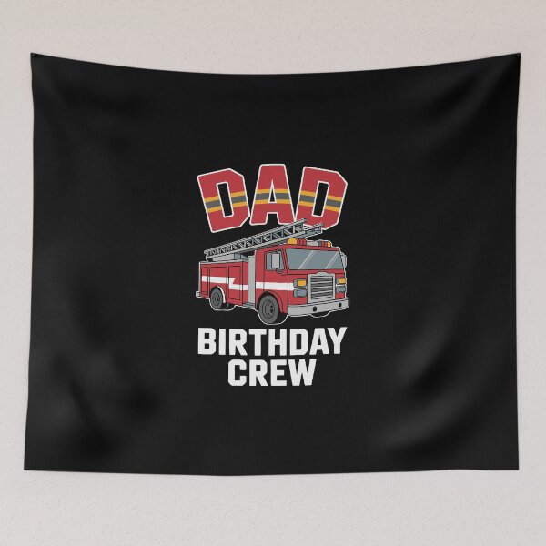 Item preview, Birthday Crew Fire Truck designed and sold by jkrphoto.