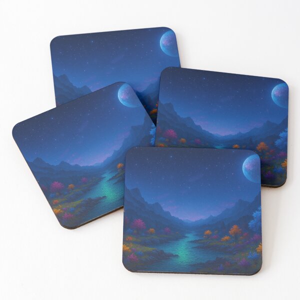Item preview, Magical night landscape on Halloween designed and sold by Sigtrix.