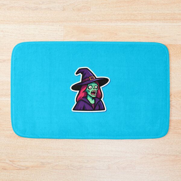 Item preview, Cartoon Zombie Whitch Sticker – Fun Horror Vector Art designed and sold by Ongoing3007.