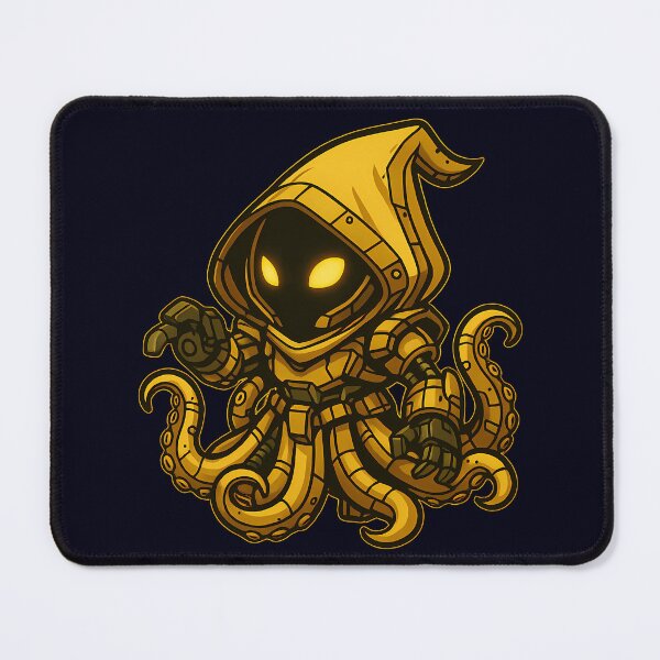 Artikelvorschau, Chibi Mecha Hastur – Kosmischer Horror-Oktopus-Roboterkönig entworfen und verkauft von NerdHoard.
