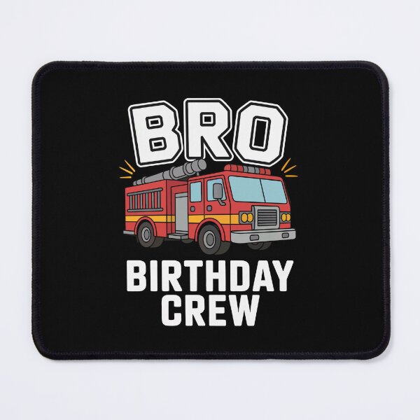 Item preview, Bro Birthday Crew Fire Truck designed and sold by jkrphoto.