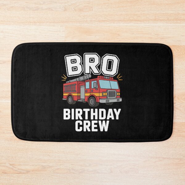 Item preview, Bro Birthday Crew Fire Truck designed and sold by jkrphoto.