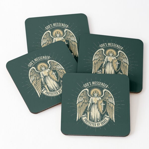 Item preview, God's Messenger Angel | Protected By Grace | Christian Faith Design designed and sold by Syrupulse.