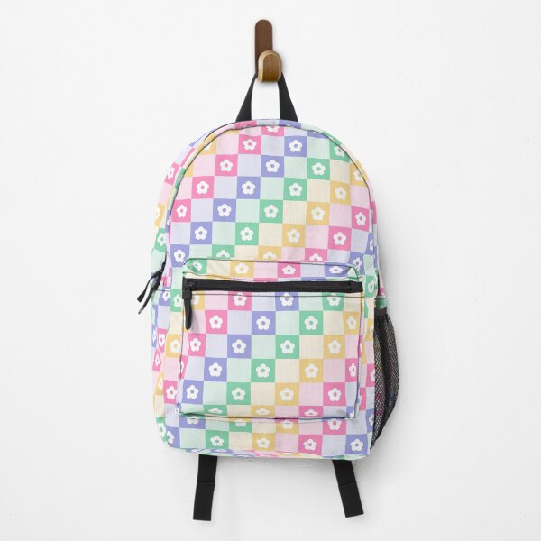 Item preview, Rainbow Pastel Flower Grid designed and sold by prettycooluk.