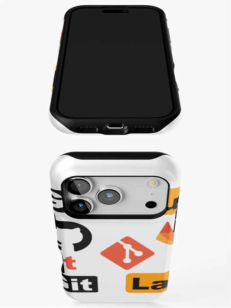Imagen 3 de 4, Funda de iPhone con la obra repositorio git github gitlab, diseñada y vendida por developerfriday.