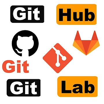 Artwork thumbnail, git github gitlab repository by developerfriday