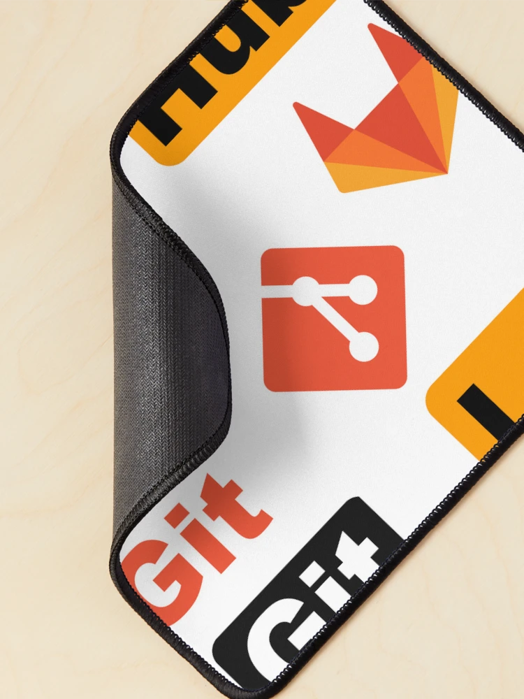 Thumbnail 2 of 5, Mouse Pad, git github gitlab repository designed and sold by developerfriday.