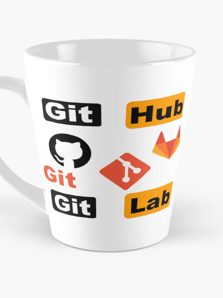 Imagen 3 de 4, Taza de café con la obra repositorio git github gitlab, diseñada y vendida por developerfriday.