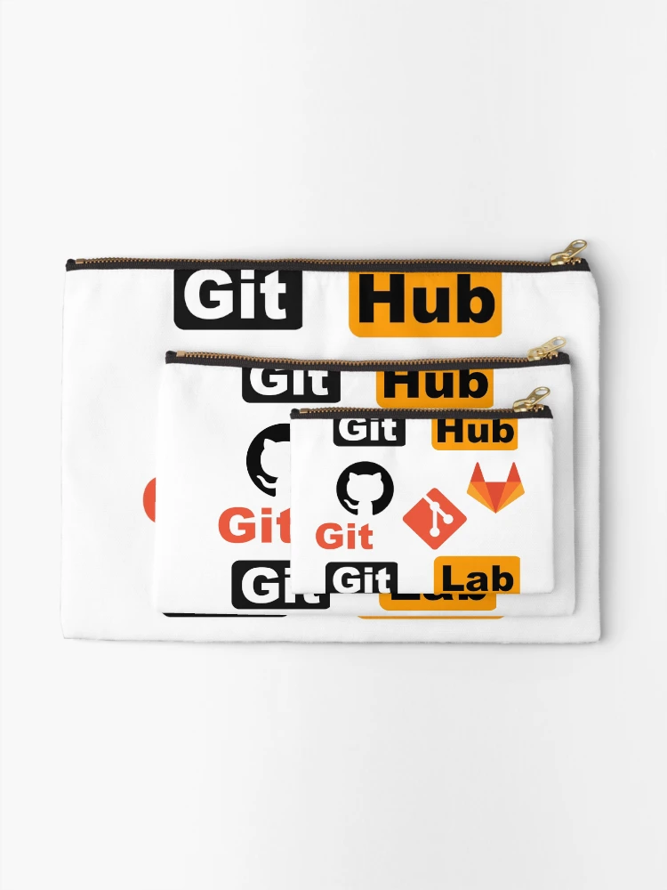 Thumbnail 2 of 4, Zipper Pouch, git github gitlab repository designed and sold by developerfriday.