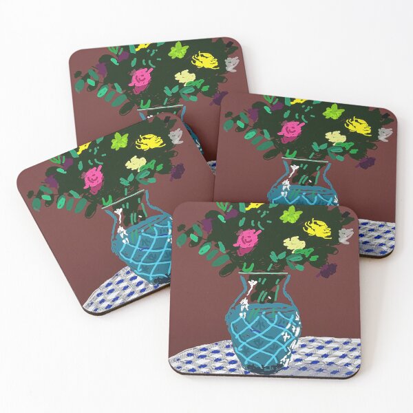 Item preview, 21st March 2021, Purple And Yellow Flowers In A Vase By David Hockney designed and sold by ALIONAMER.