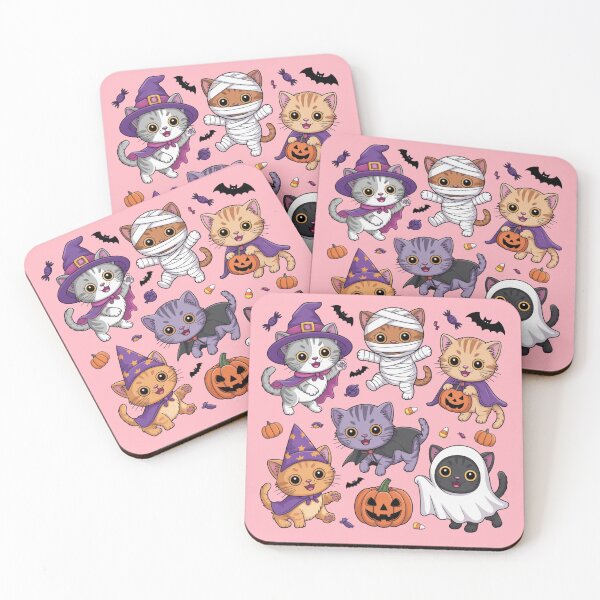 Item preview, Cute Halloween Kittens designed and sold by Prints-by-Olaf.