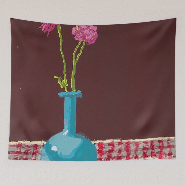 Item preview, 28th February 2021, Roses In A Blue Vase By David Hockney designed and sold by ALIONAMER.