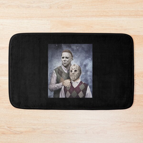 Item preview, Michael Myers and Jason Voorhees Step Brothers Funny Horror Movie Characters Tshirts Halloween  M4118 designed and sold by CozyScratch.