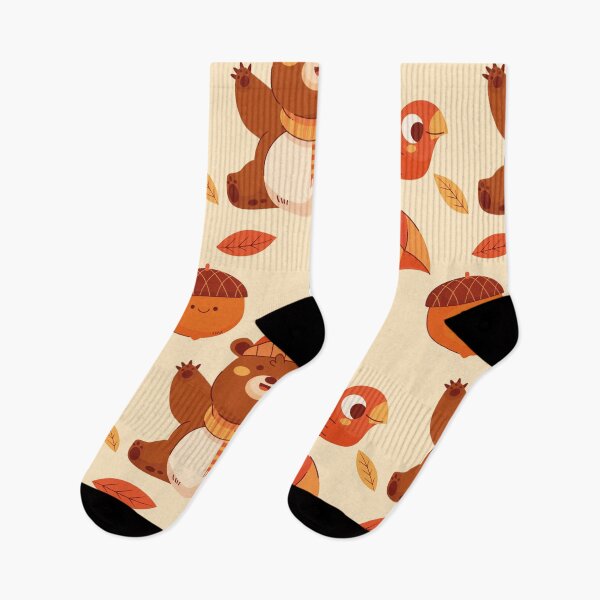 Item preview, cute bear, autumn pattern designed and sold by Mauswohn.