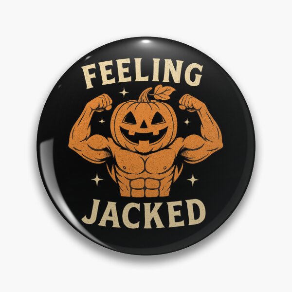Item preview, Feeling Jacked – Funny Muscular Pumpkin Halloween Gym Design designed and sold by AddictiveDesign.