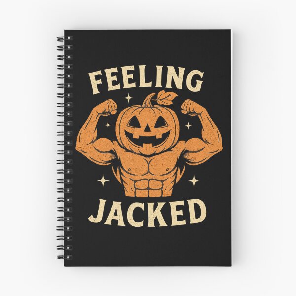 Item preview, Feeling Jacked – Funny Muscular Pumpkin Halloween Gym Design designed and sold by AddictiveDesign.