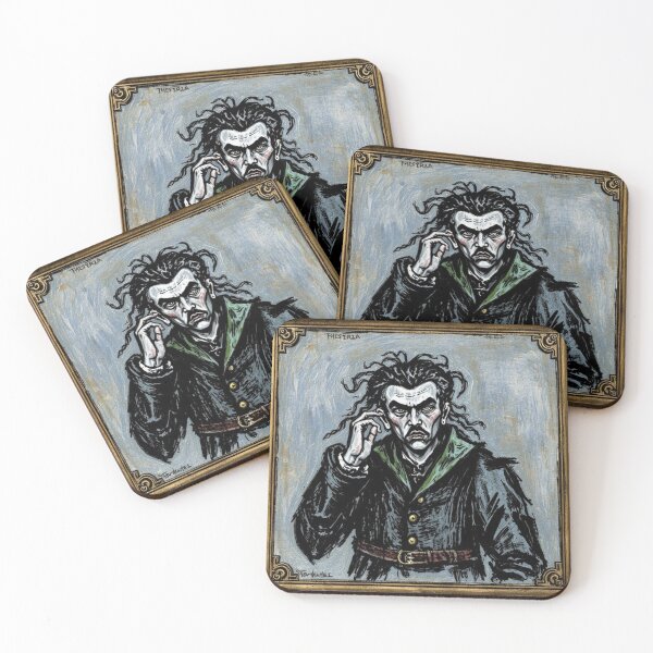 Item preview, Retrato de un hombre de Clendrick Heppenstrike designed and sold by Vintage Designs +.