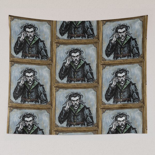 Item preview,  Portrait of a man by Clendrick Heppenstrike designed and sold by Vintage Designs +.