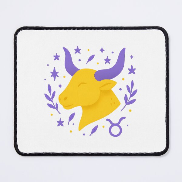 Item preview, Taurus Zodiac Sign Golden Bull Astrology Illustration designed and sold by Anna Koneva.