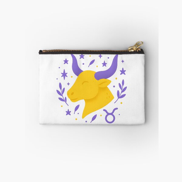 Item preview, Taurus Zodiac Sign Golden Bull Astrology Illustration designed and sold by Anna Koneva.