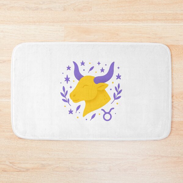 Item preview, Taurus Zodiac Sign Golden Bull Astrology Illustration designed and sold by Anna Koneva.