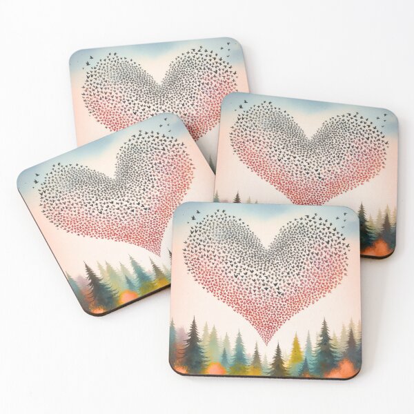 Item preview, Colourful Heart and Woodland designed and sold by BreezyCove.