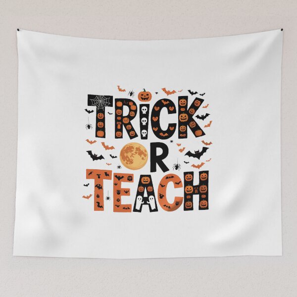 Item preview, Halloween Teacher Trick Or Teach Spooky Teacher Halloween Fall Teacher designed and sold by VENOM0RIOT.
