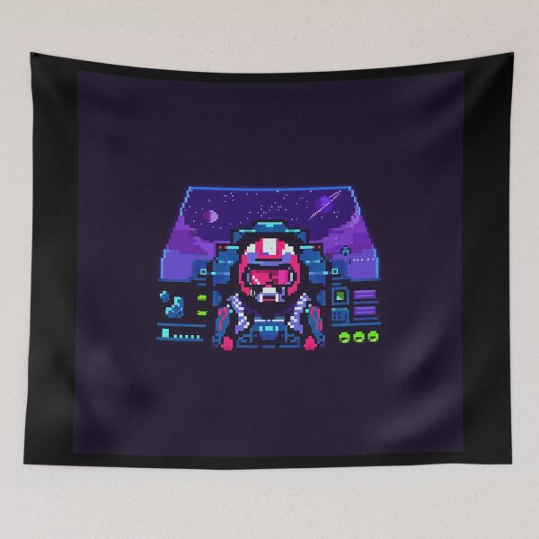 Item preview, 8 Bit retro gaming fighter pilot design designed and sold by Vintage Designs +.
