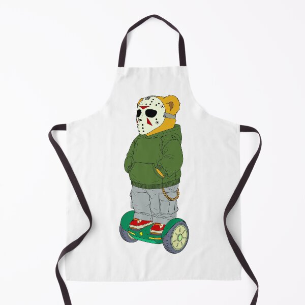 Item preview, Teddy bear in a hockey mask designed and sold by krabbaraban.