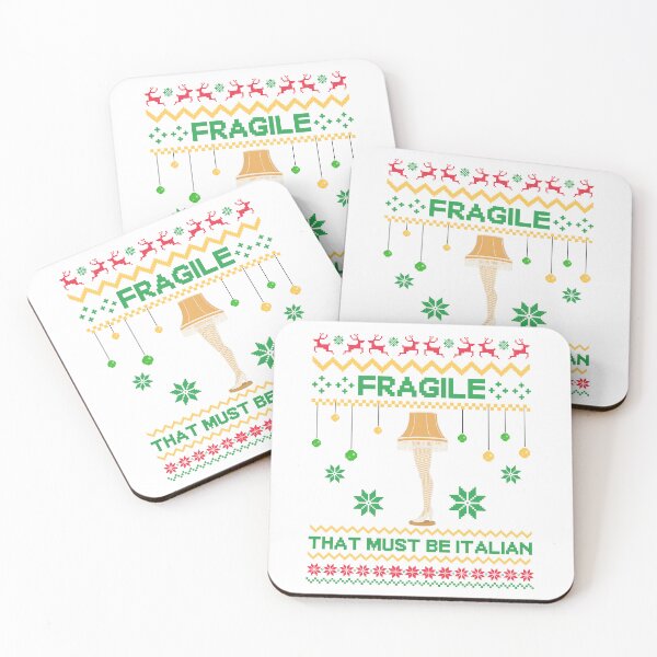 Item preview, Funny Christmas Fragile That Must Be Italian  designed and sold by Angryblu3.
