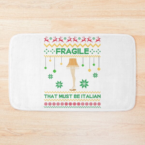 Item preview, Funny Christmas Fragile That Must Be Italian  designed and sold by Angryblu3.