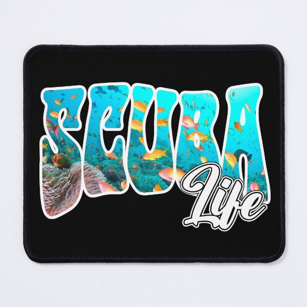 Item preview, SCUBA LIFE scuba diving diver underwater world marine life fishes and corals designed and sold by Jt41.