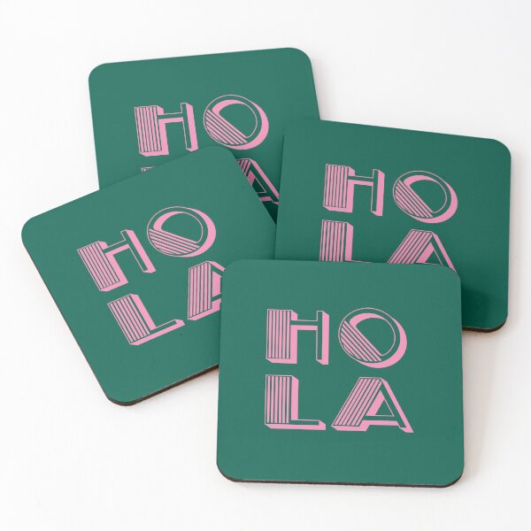 Item preview, HOLA - Saludo Diseño Tipográfico Retro Español designed and sold by Mantra Mama.