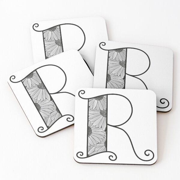 Item preview, Sunflower Inspired Letter R designed and sold by SSN-ART.