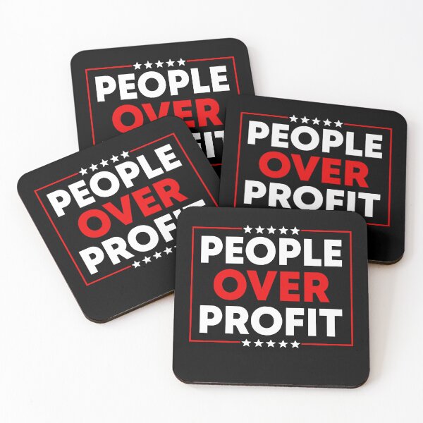 Item preview, People Over Profit - Social Justice designed and sold by PixVib.