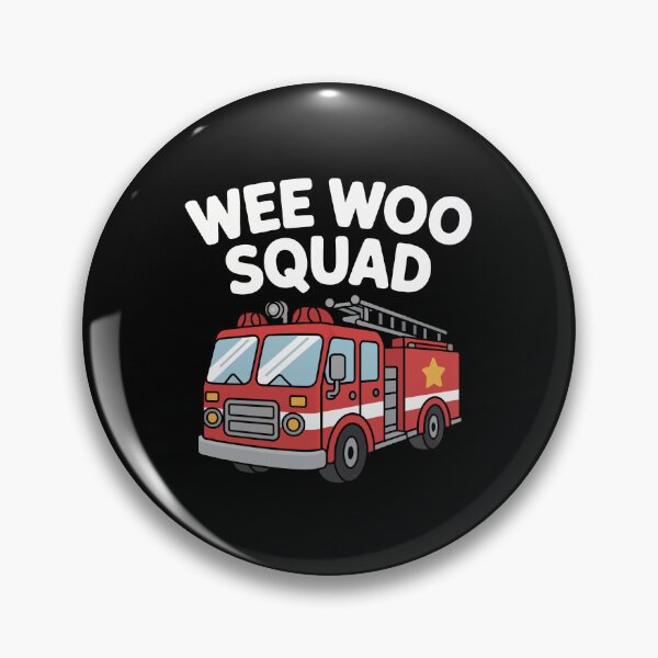 Item preview, Cartoon Fire Truck with Wee Woo Squad designed and sold by jkrphoto.