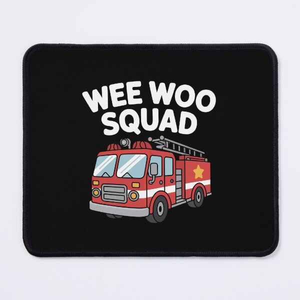 Item preview, Cartoon Fire Truck with Wee Woo Squad designed and sold by jkrphoto.