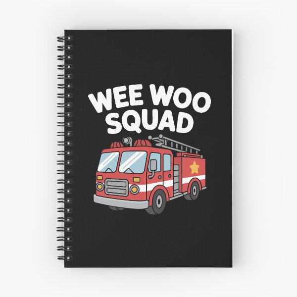 Item preview, Cartoon Fire Truck with Wee Woo Squad designed and sold by jkrphoto.