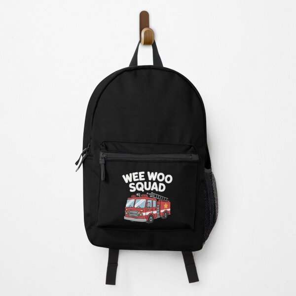 Item preview, Cartoon Fire Truck with Wee Woo Squad designed and sold by jkrphoto.