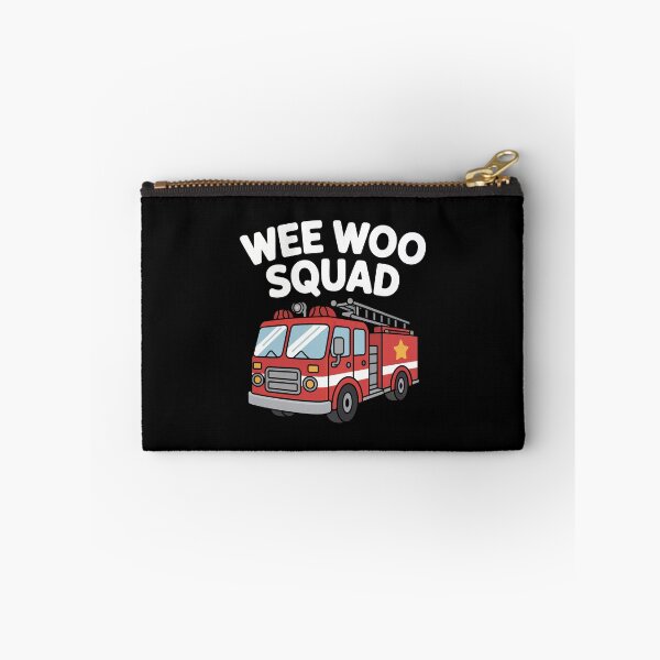 Item preview, Cartoon Fire Truck with Wee Woo Squad designed and sold by jkrphoto.