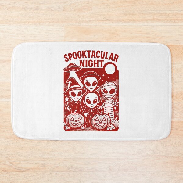 Item preview, Spooktacular Night Vintage Halloween Aliens designed and sold by RuweisVibes.