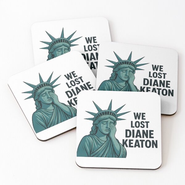 Item preview, We Lost Diane Keaton – Statue of Liberty Tribute designed and sold by CalmDownZone ⭐️⭐️⭐️⭐️⭐️.