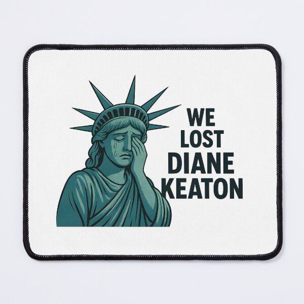Item preview, We Lost Diane Keaton – Statue of Liberty Tribute designed and sold by CalmDownZone ⭐️⭐️⭐️⭐️⭐️.