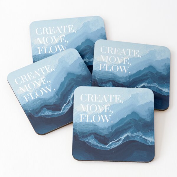 Item preview, Create, Move, Flow. Ocean. designed and sold by Vladislav Klapin.