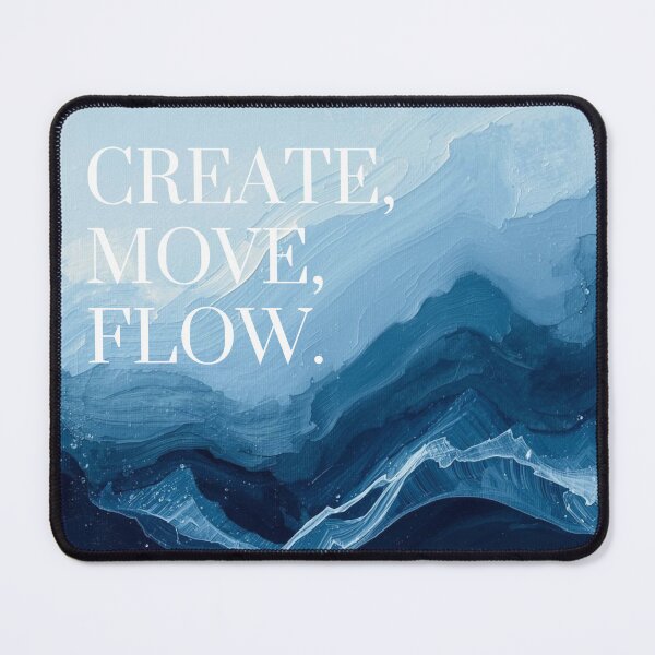 Item preview, Create, Move, Flow. Ocean. designed and sold by Vladislav Klapin.