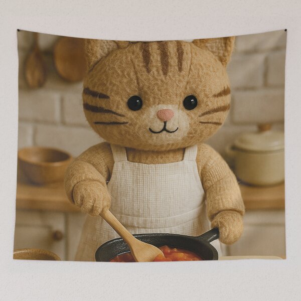 Item preview, cute cat in the restaurant designed and sold by Mauswohn.