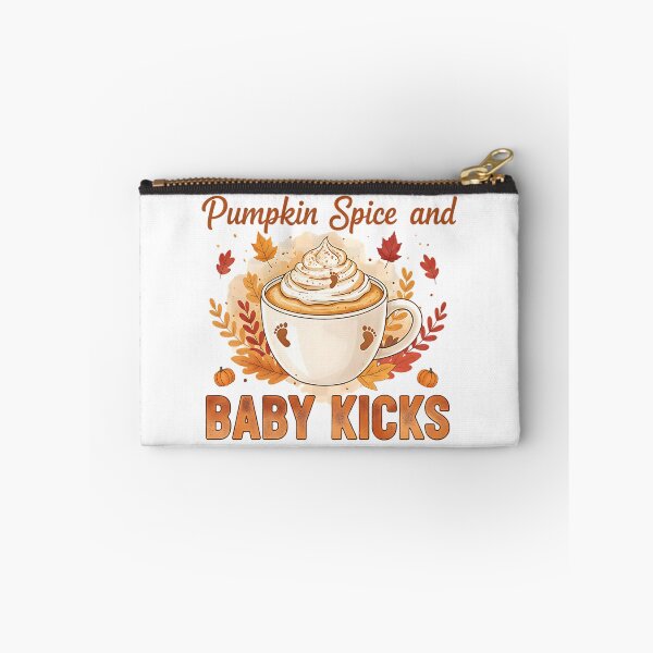 Item preview, Pumpkin Spice And Baby Kicks designed and sold by Silent Watch Threads..