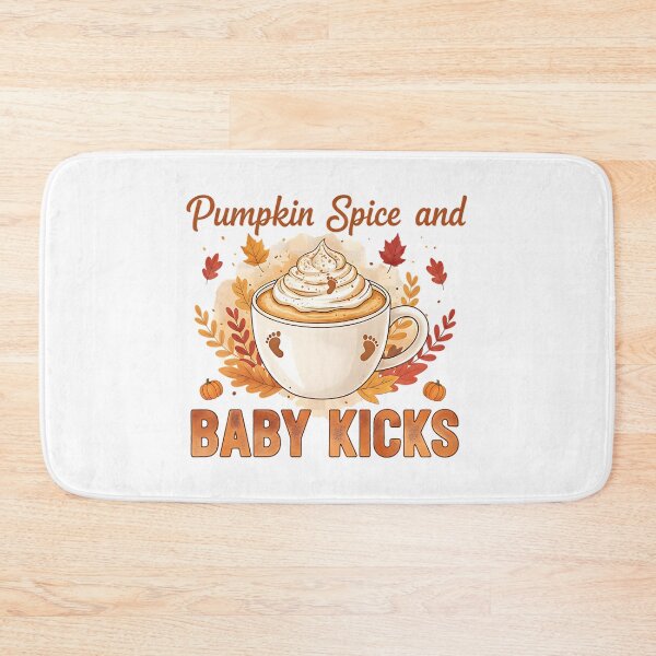 Item preview, Pumpkin Spice And Baby Kicks designed and sold by Silent Watch Threads..