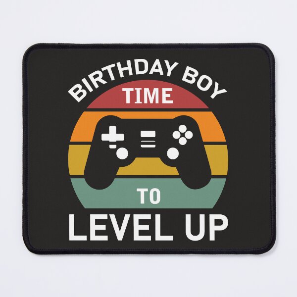 Item preview, BIRTHDAY-BOY-TIME-TO-LEVEL-UP designed and sold by RWT-Design.