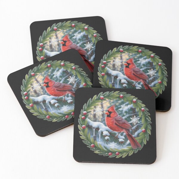 Item preview, Red Cardinal Bird in Winter designed and sold by Cute & Sassy Custom Gifting Boutiques.